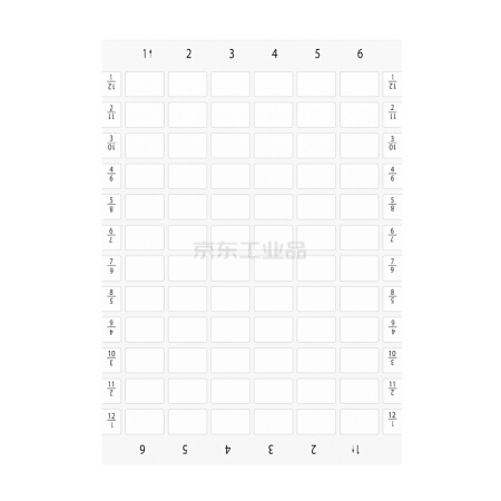 西门子 按钮附件,打印用标签牌,720个/盒；3SU19000BK610AA0