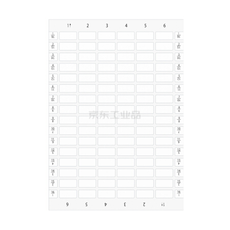 西门子 按钮附件,打印用标签牌,480个/盒；3SU19000BJ610AA0