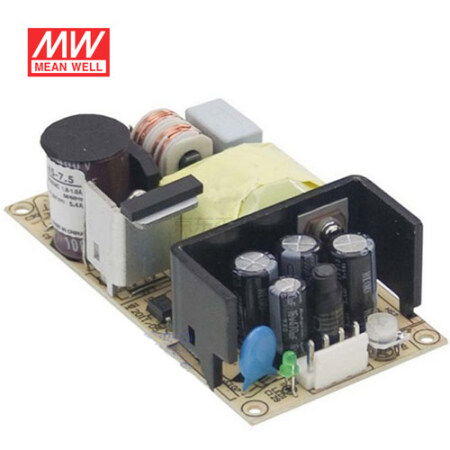 明纬 45W单组输出开关电源，裸板,96台/箱；EPS-45-5