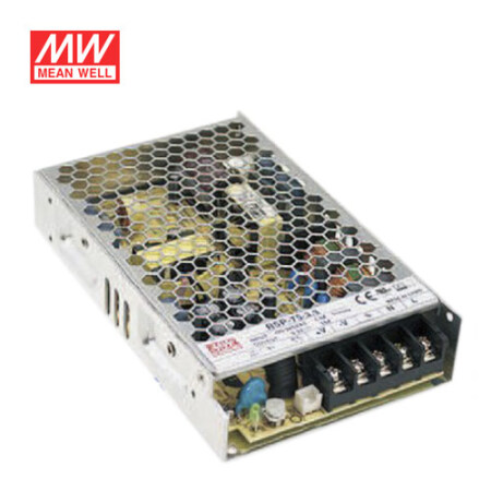 明纬 75W单组输出带PFC功能电源供应器,30台/箱；RSP-75-5