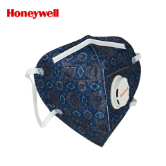 霍尼韦尔(Honeywell) 靓呼吸藏青方圈口罩带呼吸阀,5片/盒,48盒/箱;BC1
