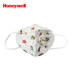 霍尼韦尔(Honeywell) 靓呼吸小清新玫瑰口罩带呼吸阀,5片/盒,48盒/箱;RS2