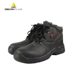 代尔塔 防寒鞋 老虎2代S3,防水防砸防刺穿防滑,黑色36码；301512-黑色-36