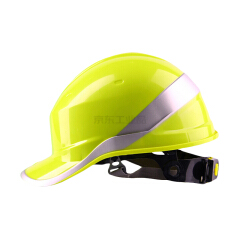 代尔塔 安全帽 ABS,绝缘,织衬按钮,WDIAM5JAFL；102018-黄色