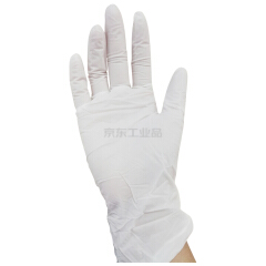 爱马斯(AMMEX) 一次性白色丁腈手套,无粉,小号,100只/盒,10盒/箱;APFWCMD42100