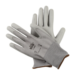 Ansell安思尔 PU涂层,手掌浸胶灰色涤纶衬里加灰色涂层 ,22-27cm长；48-129-9