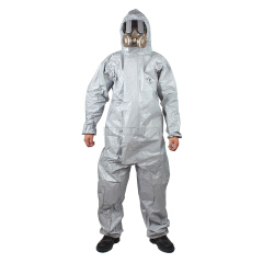 杜邦 Tychem® F化学防护服 灰色 L码；Tychem6000-L