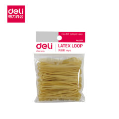得力(deli) 办公用品 强韧性乳胶圈/橡皮筋/橡胶圈;3211