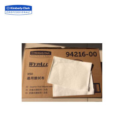 金佰利 WYPALL X50通用擦拭布(折叠式),300张/箱;94216
