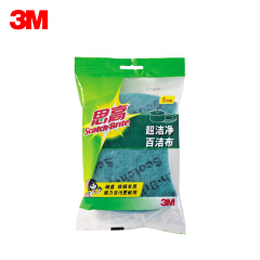 3M 思高 6105 超洁净百洁布5片装,绿色;6105