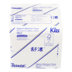 金佰利 舒洁Kleenex 2层200抽 商用袋装卫生纸厕纸 200张/包;0382-20
