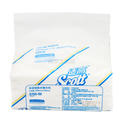 金佰利 适高Scott 单层200抽 商用餐巾纸抽纸 200张/包;0750-20