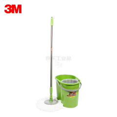 3M 思高 T1 手压式旋风拖,绿/银/灰;T1旋风拖