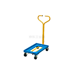 泰得力 C型塑料周转箱推车,额定载重:250Kg,带手把,4个万向轮;PD250C