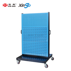 信高 移动型双面物料整理架(2方孔4百叶);KM-2324