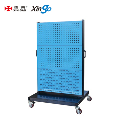 信高 移动型双面物料整理架(4方孔2百叶);KM-2342