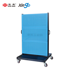 信高 移动型双面物料整理架(6方孔);KM-2360
